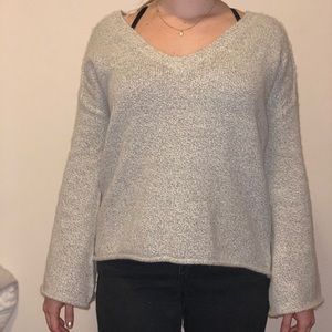 Fuzzy Scoop Sweater